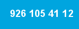 926 105 41 12